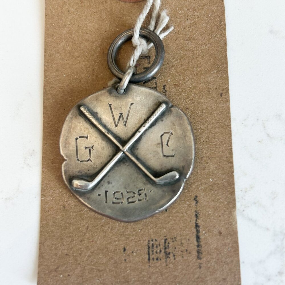 Sterling Silver Womens Golf Club Bag Charm, Sterling Silver, Golf Gift for Women